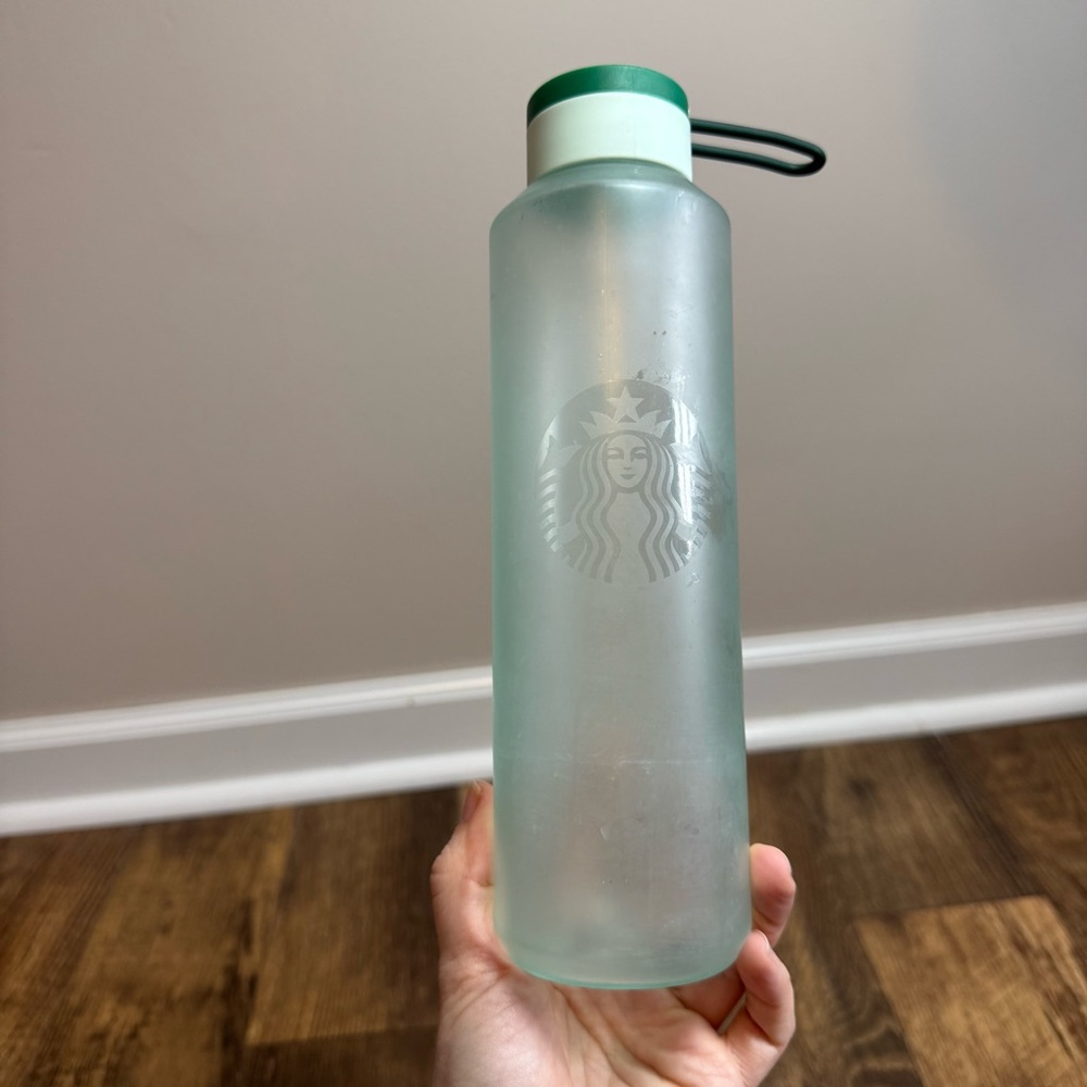 Starbucks 2023 Titan Siren Soft Touch Water Bottle In Mint Frost 10"